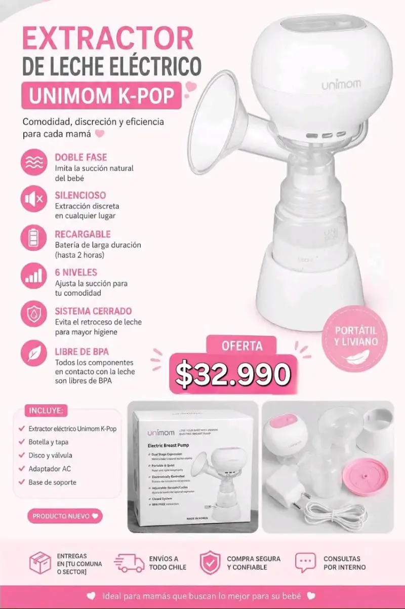 Extractor de leche eléctrico Unimom - 1
