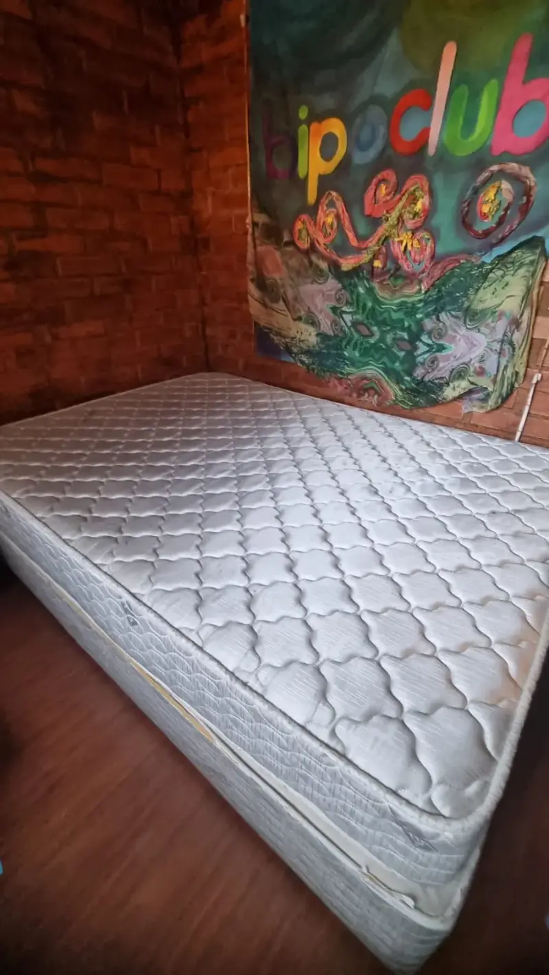 Cama box + colchón dos plazas - 2