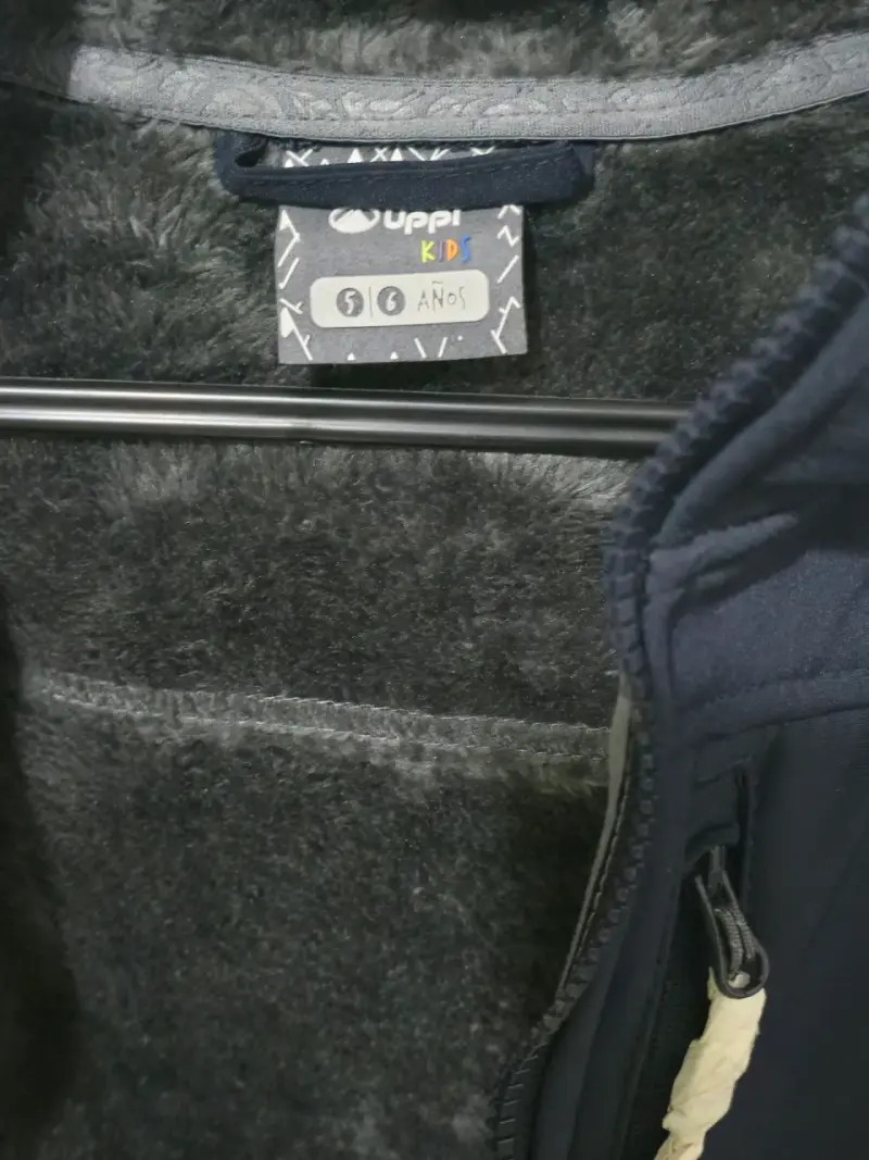 Chaqueta softshell azul con capucha  Niña T 5/6 - 3