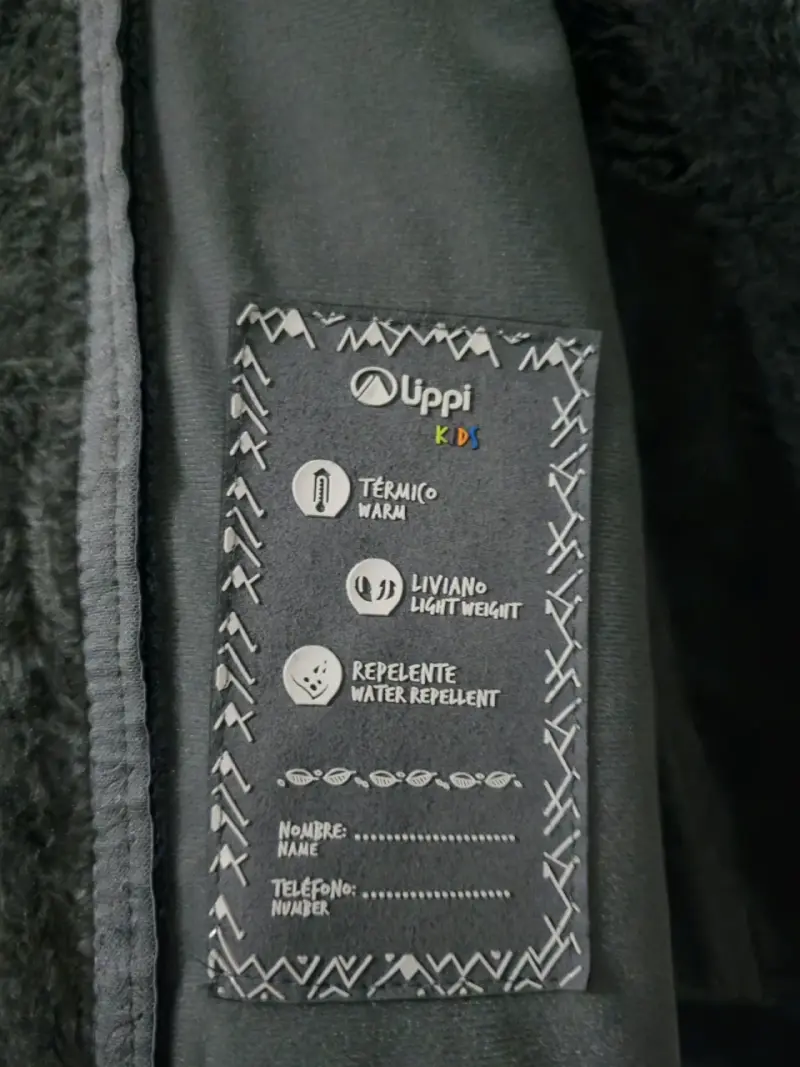 Chaqueta softshell azul con capucha  Niña T 5/6 - 4