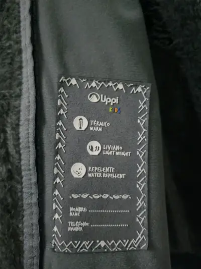 Chaqueta softshell azul con capucha  Niña T 5/6 - miniatura 4