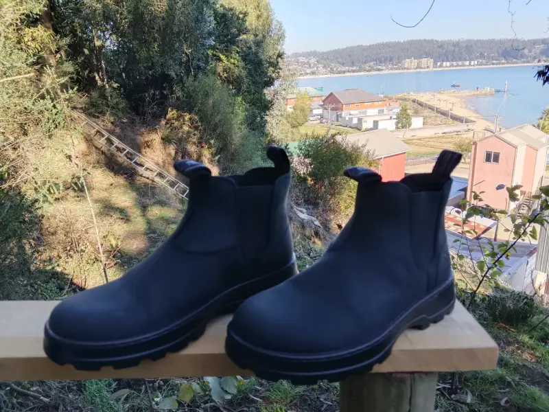 Botas mujer, cuero negras estilo Chelsea - 1