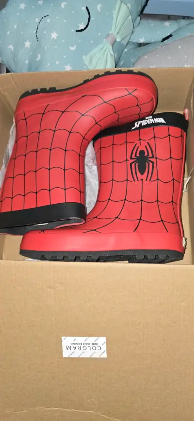 Botas de lluvia Spiderman rojas - miniatura 4