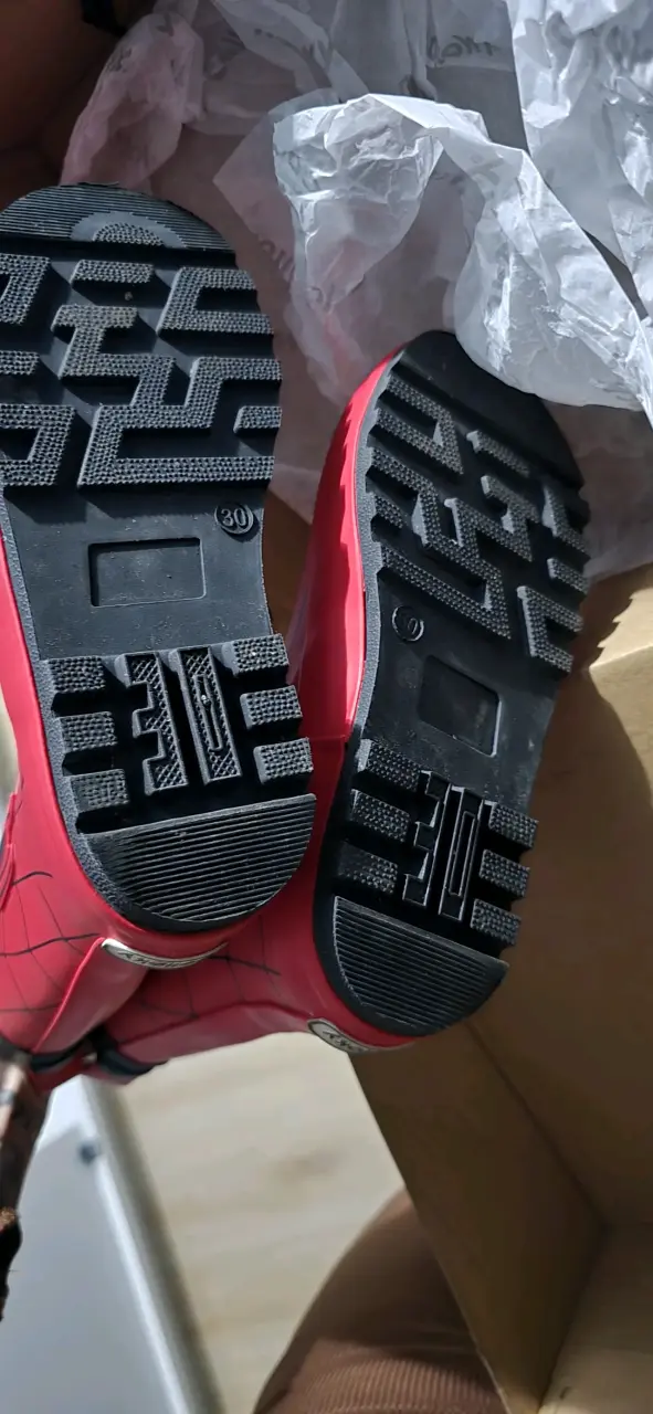 Botas de lluvia Spiderman rojas - 6