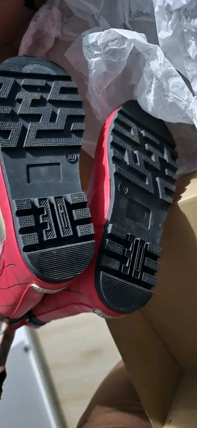 Botas de lluvia Spiderman rojas - miniatura 6
