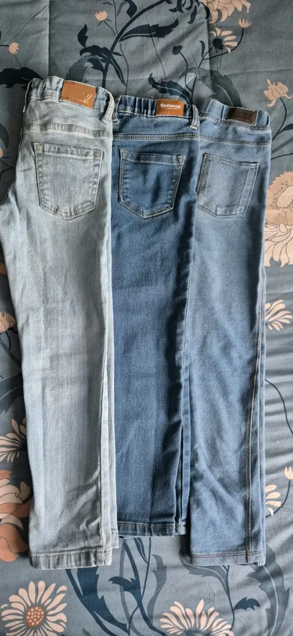 Lote de jeans para niña talla 6-8