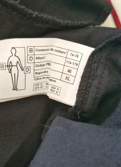 Pantalones negros satinados,Rapsodia - miniatura 5