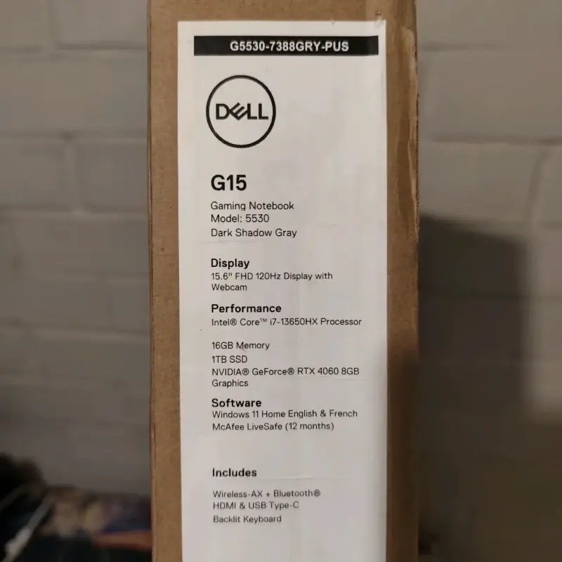 Notebook Gamer Dell G15 - 6