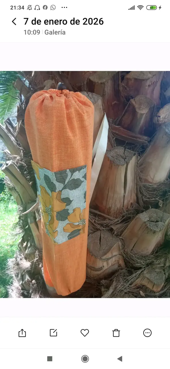 Funda de mat  de yoga o pilates colorida - 2
