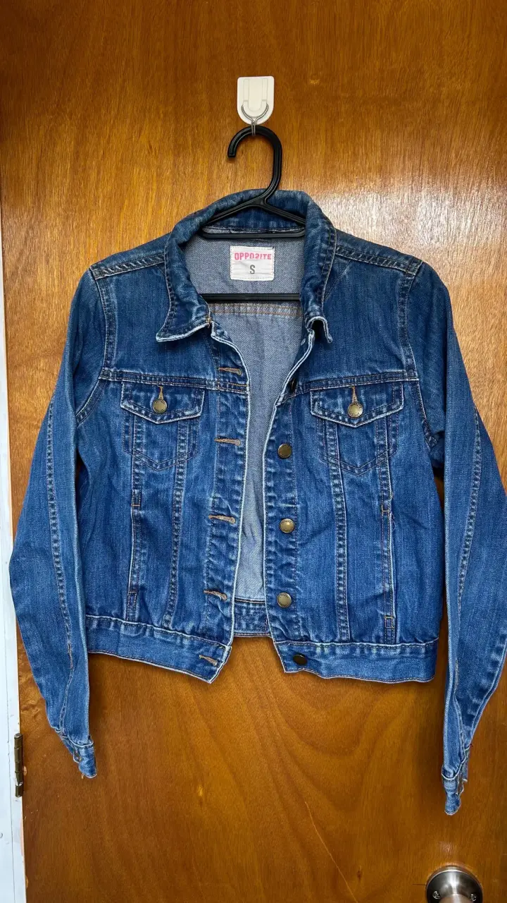 Chaqueta de mezclilla azul