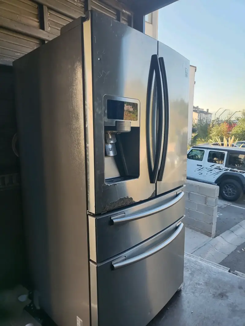 Refrigerador acero inoxidable doble puerta - 1