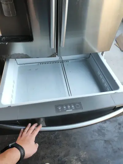 Refrigerador acero inoxidable doble puerta - miniatura 4