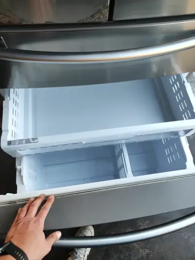 Refrigerador acero inoxidable doble puerta - miniatura 5