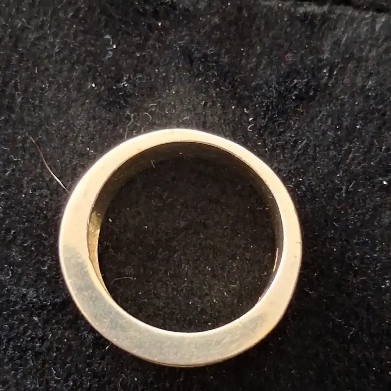 Anillo de plata con cristales - 2
