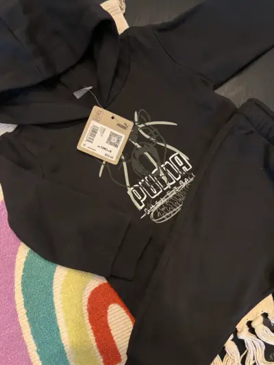 Conjunto infantil negro Puma - miniatura 2