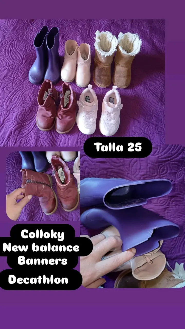 Lote de botas y zapatillas talla 25 - 1