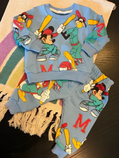 Conjunto infantil mickey estampado 3 meses - miniatura 1