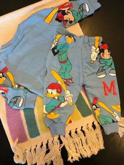 Conjunto infantil mickey estampado 3 meses - miniatura 4