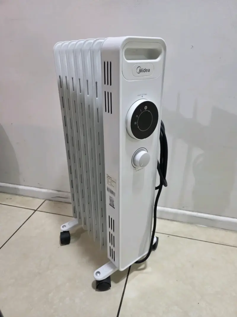 Calefactor midea eléctrico portátil blanco - 2
