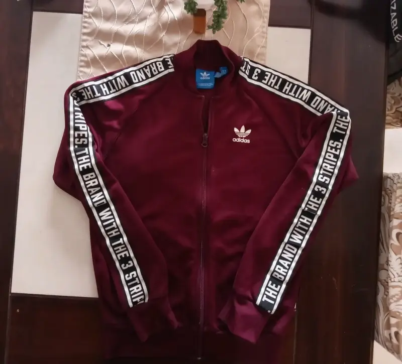 Buzo deportivo Adidas burdeos - 2