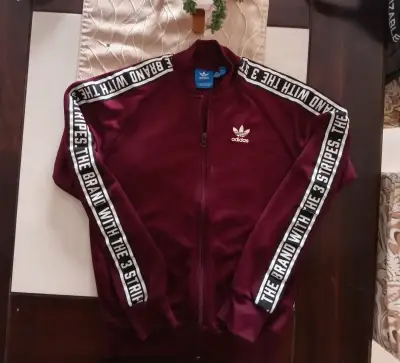 Buzo deportivo Adidas burdeos - miniatura 2