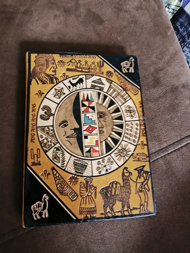 Hermosa Libreta / Cuaderno de Cuero Artesanal (Cus - 1