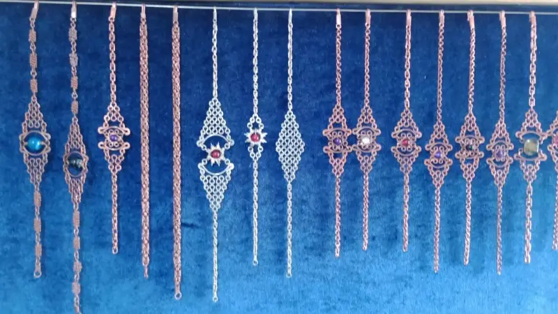 Pulsera cobre o alpaca - 3