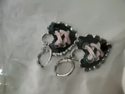 Aretes plateadas de distintos diseños - miniatura 5