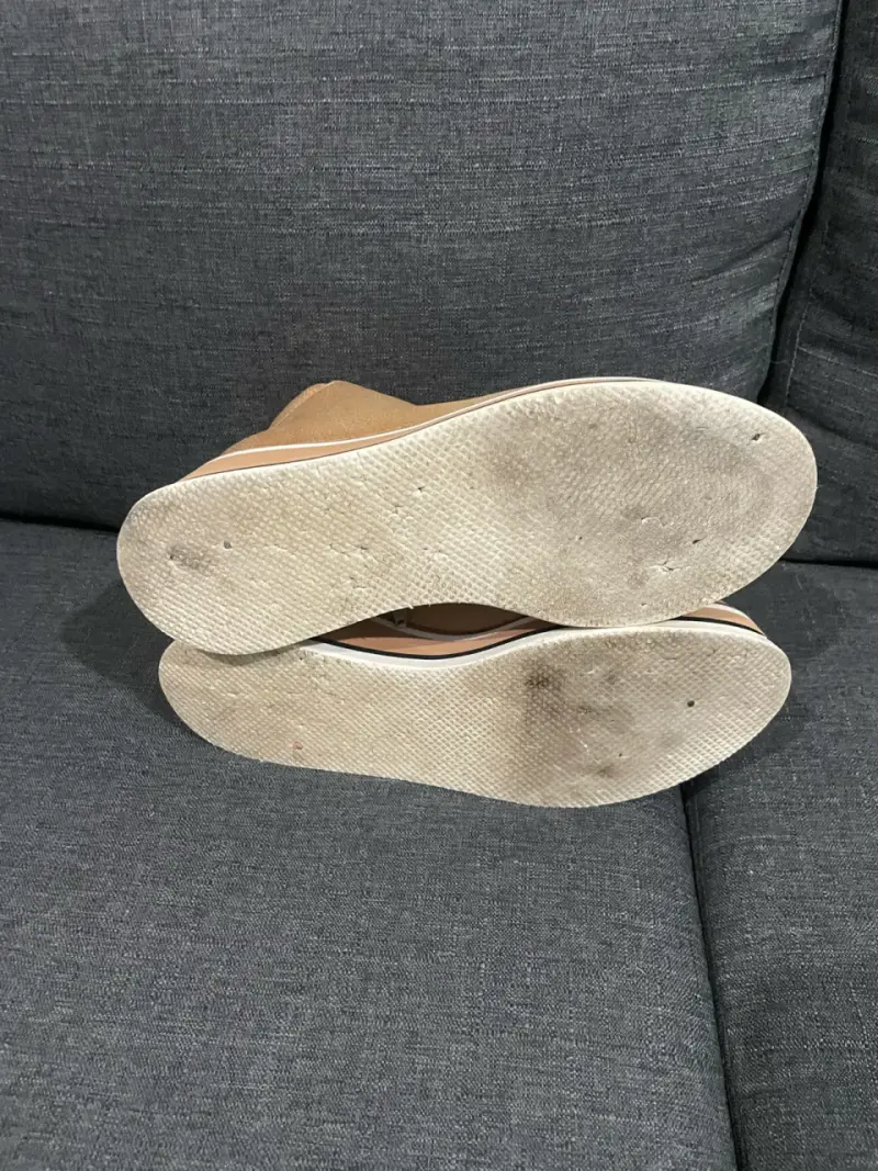 Botines camel plataforma - 5