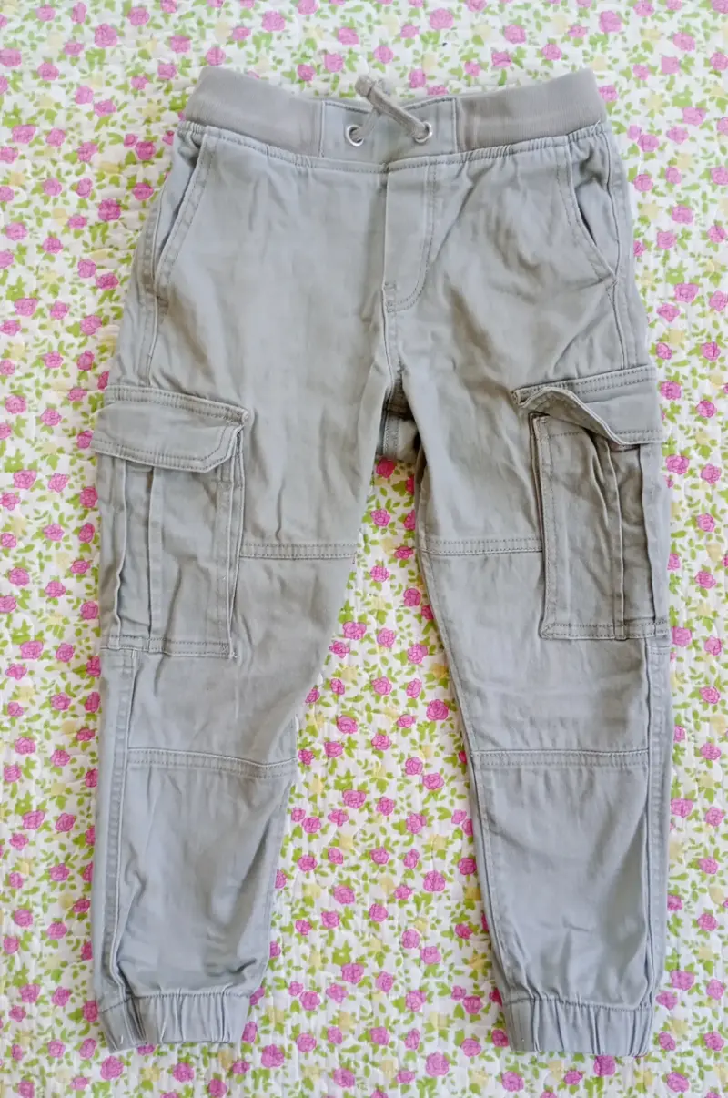 Pantalones cargo grises niño - 1