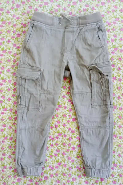 Pantalones cargo grises niño - miniatura 1