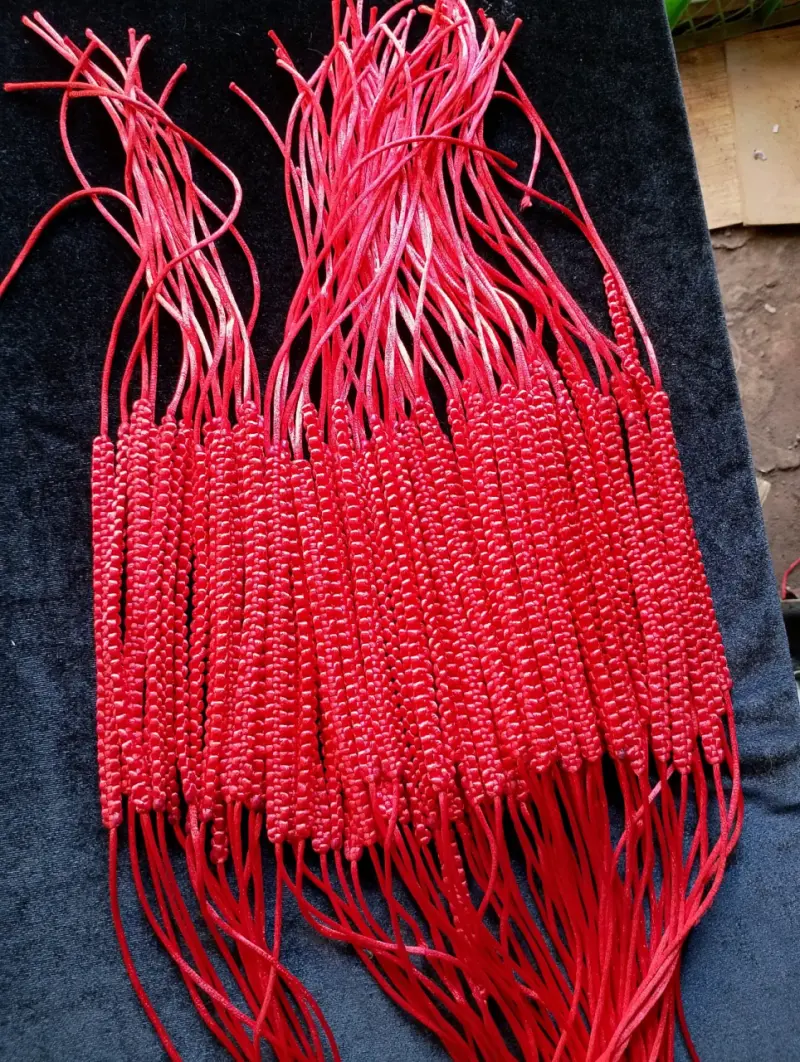 Pulseras de tejido macramé coloridas - 4