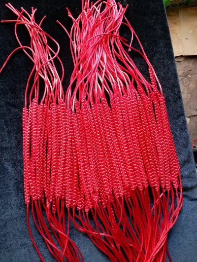 Pulseras de tejido macramé coloridas - miniatura 4