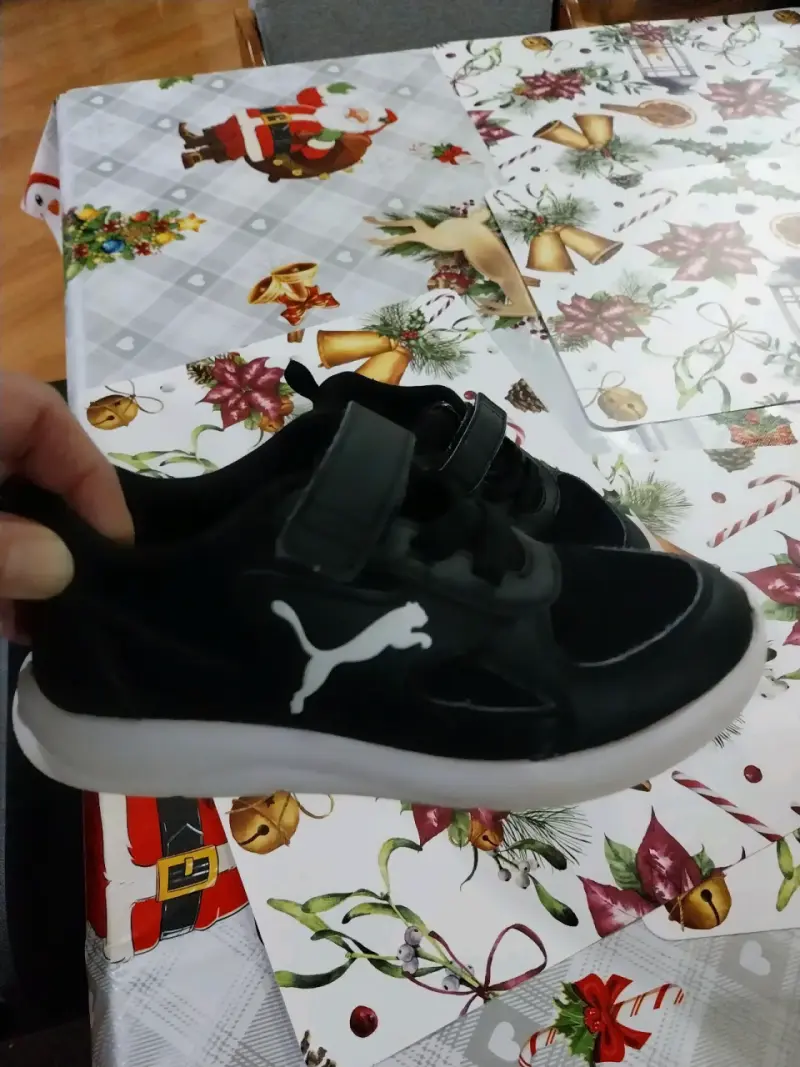 Zapatillas negras con velcro ,puma talla 31 - 3