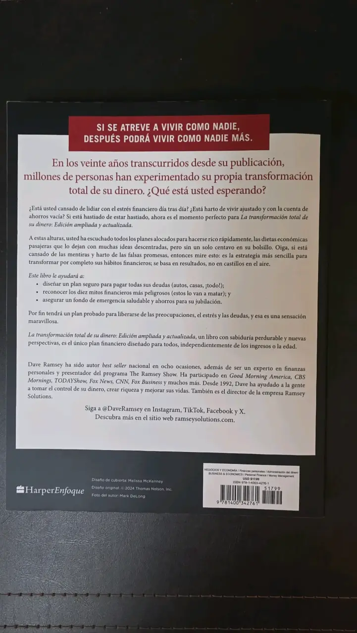 Libro 'La Transformación Total de su Dinero' - 2