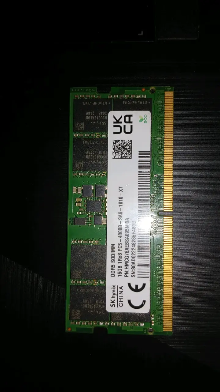 Memoria RAM SK hynix DDR5 16GB notebook - 2