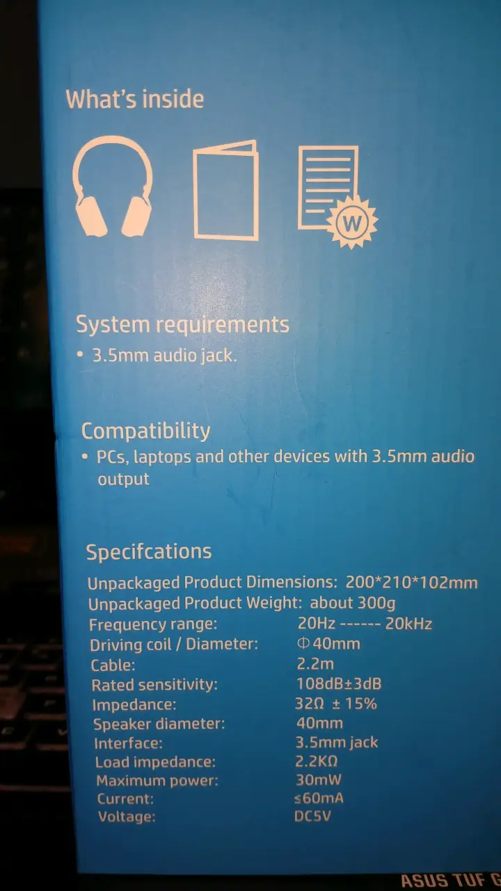 Audífonos gaming HP Gaming Headset H220 - 3