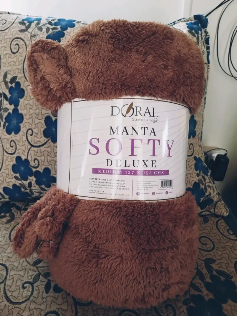 Manta Softy Deluxe gris - 2