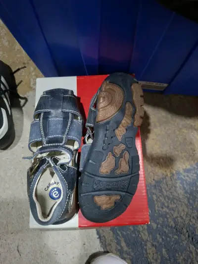 Sandalias de niño Colloky azul - miniatura 1