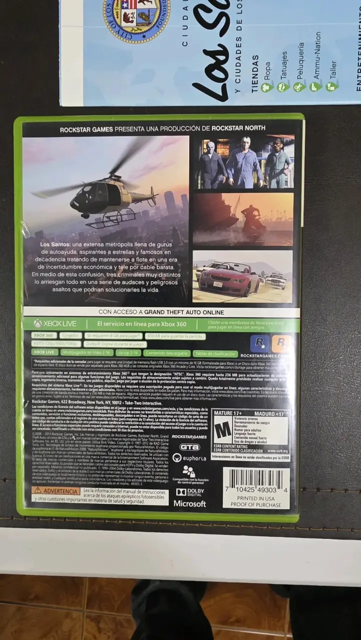 Juego Xbox 360 GTA V - 4