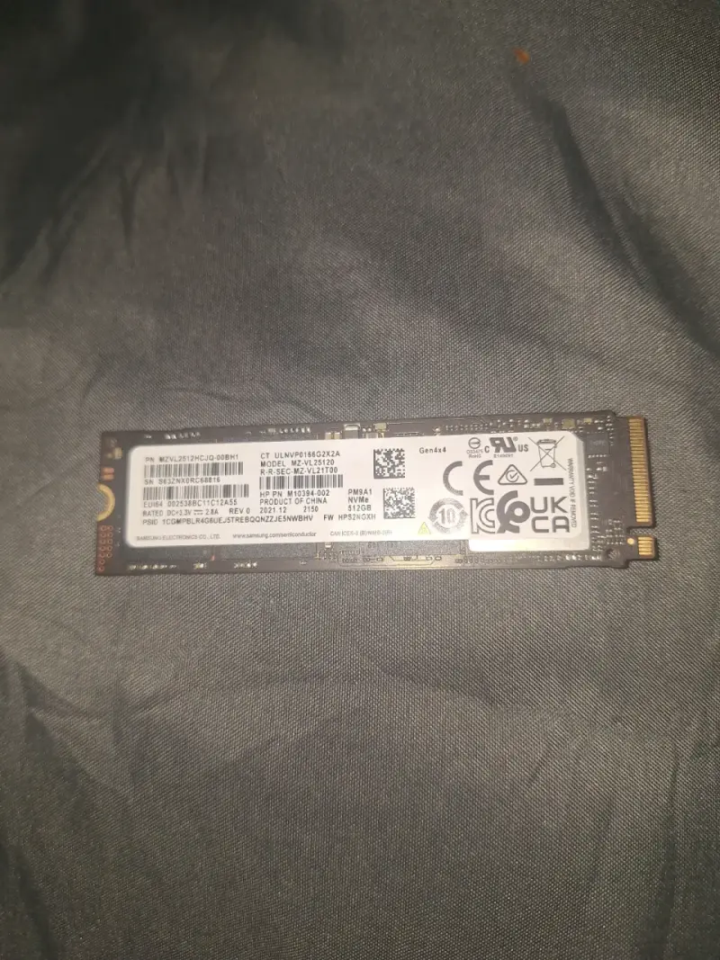Nvme Samsung 500GB - 2