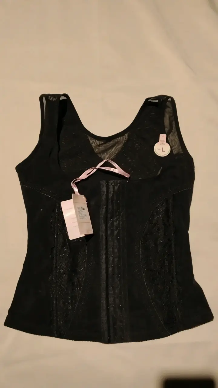 Corsé negro y Piel talla L nuevo - 1