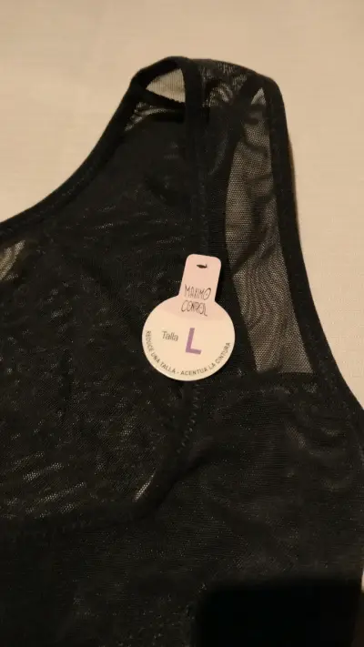 Corsé negro y Piel talla L nuevo - miniatura 3