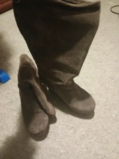 Botines de gamuza marrón - miniatura 3