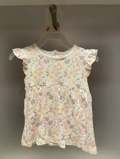 Vestido infantil floral - miniatura 1