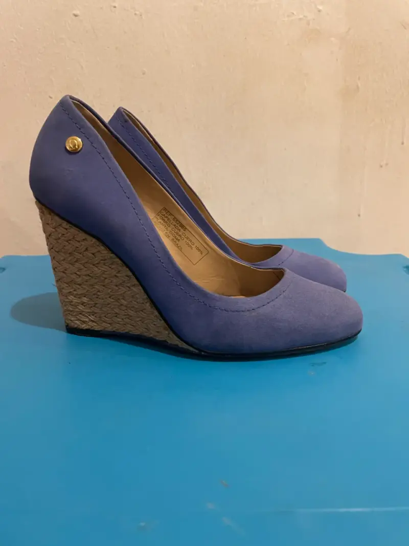Zapatos de taco alto azules - 2