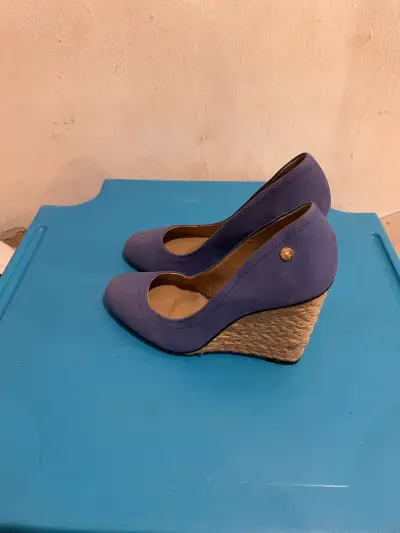 Zapatos de taco alto azules - miniatura 5