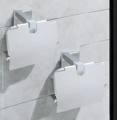 Porta Rollo Con Tapa Village Bath Co (2 Unidades). - miniatura 1