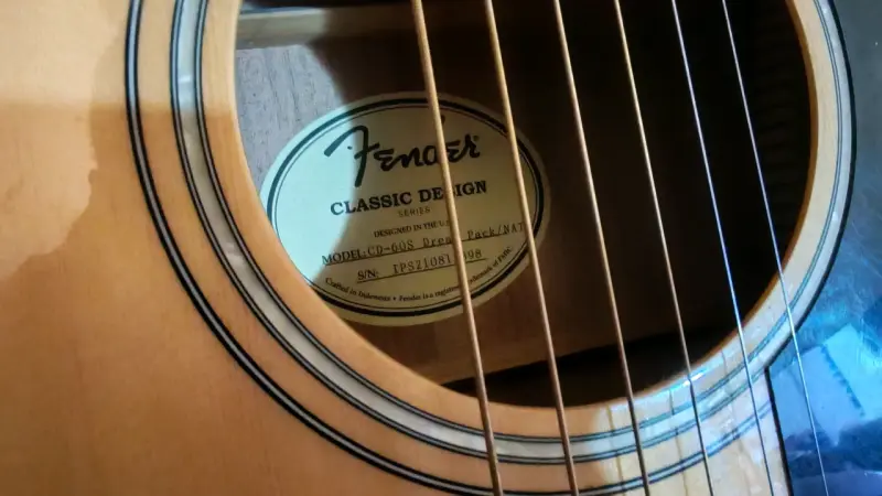 Guitarra Acústica Fender CD-60s - 3