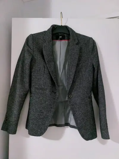 Blazer gris para mujer - miniatura 1